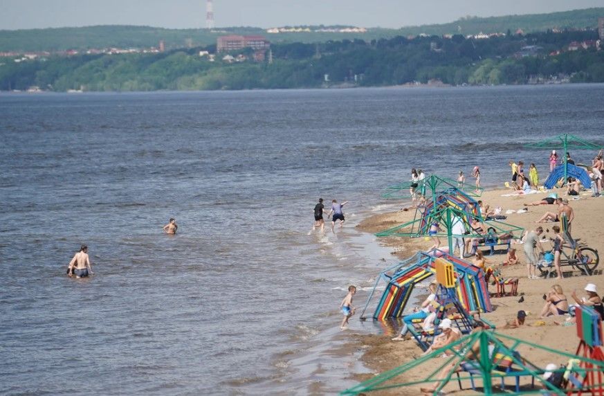 В Самаре температура воды в Волге прогрелась до показателей выше нормы