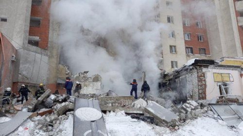 МЧС опубликовало видео с места взрыва газа в Нижнем Новгороде