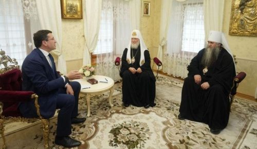 Губернатор Нижегородской области Глеб Никитин встретился с патриархом Кириллом