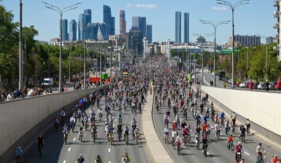 Московский весенний велофестиваль поставил рекорд по числу участников