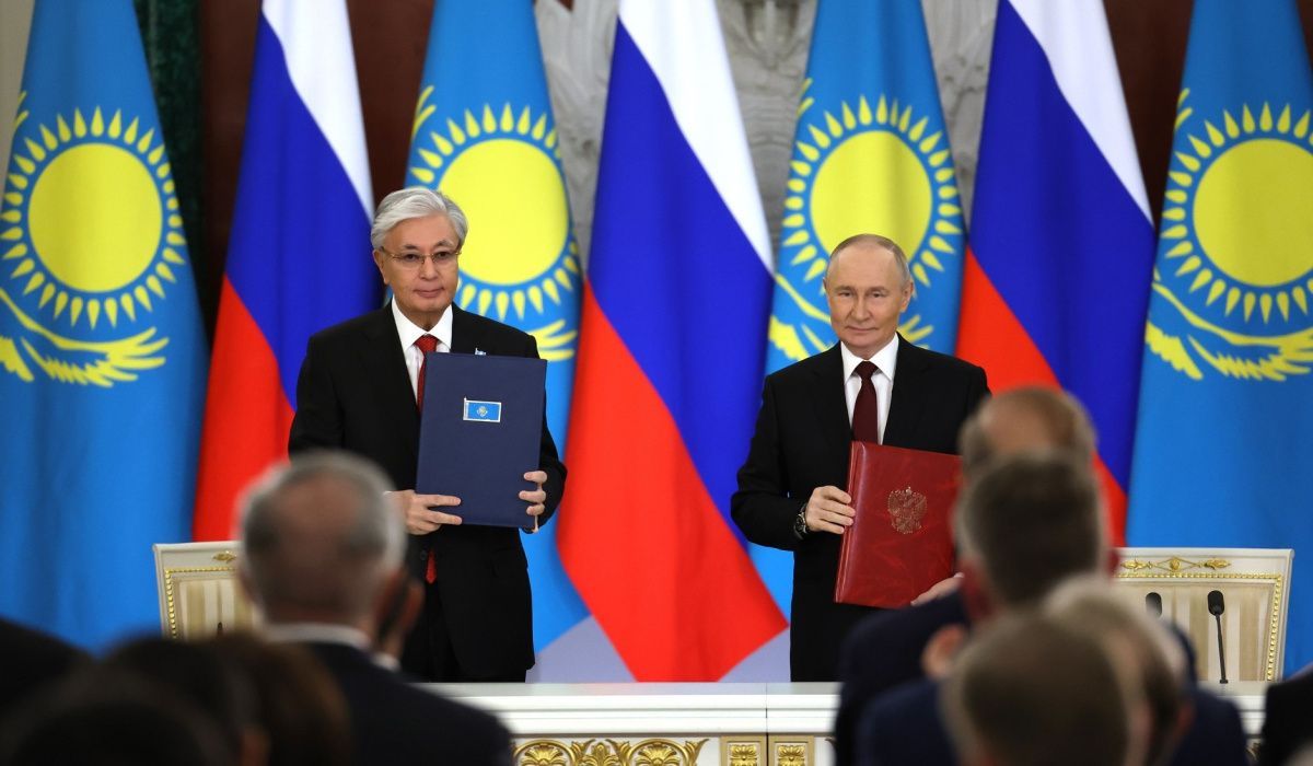 Путин и Токаев подписали Декларацию о всеобъемлющем стратегическом партнерстве