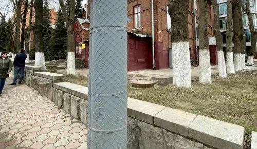 В Нижнем Новгороде опоры освещения защитят сеткой-рабицей 